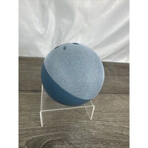 Amazon Echo Dot Smart Speaker 4th Gen B7W64E Blue with NO Power Cord Tested